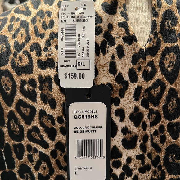 NWT PICADILLY LEOPARD PRINT DRESS - Picture 4 of 5